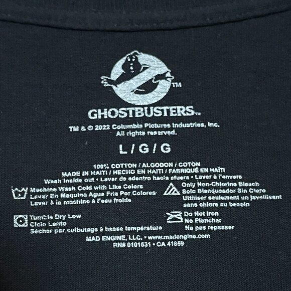 Ghostbusters 1984 Movie Graphic T-shirt size Large - Picture 3 of 4